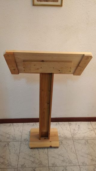 Atril Portamenús Madera 3 Hojas A4