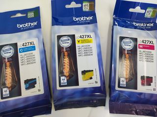 Toner Brother LC427XL Cyan, Magenta, Amarillo