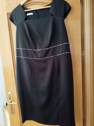 Traje chaqueta negro y blazer estampado