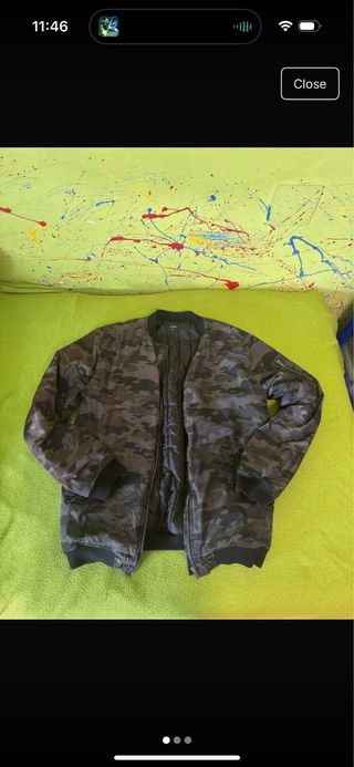 Cazadora militar camuflaje