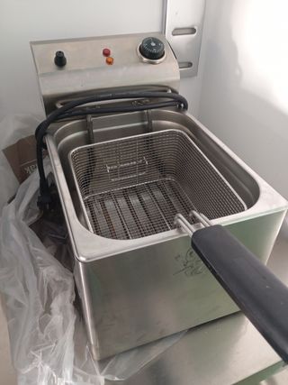 Freidora de acero inoxidable