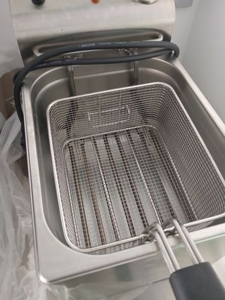 Freidora de acero inoxidable