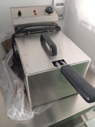 Freidora de acero inoxidable