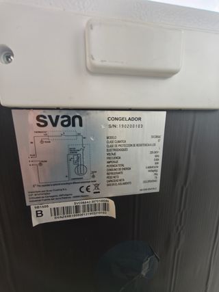 Congelador Svan Blanco modelo SVC085A2
