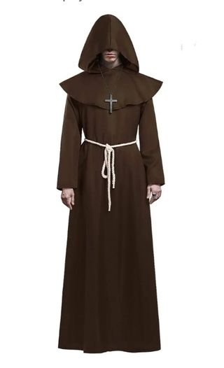 Disfraz Fraile Marrón Talla XL