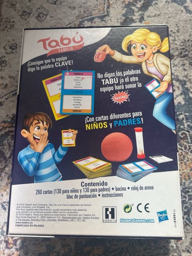 Juego de Mesa Tabú Familia Hasbro