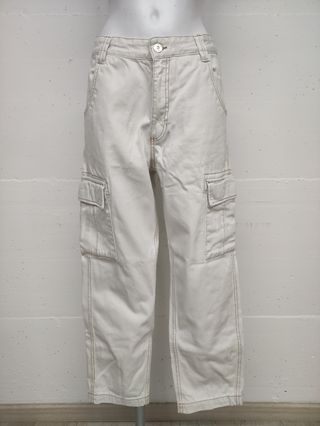 Jeans Cargo Alcott Beige Donna