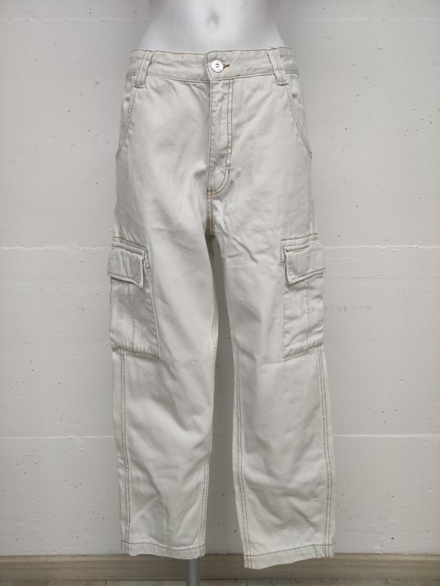 Jeans Cargo Alcott Beige Donna