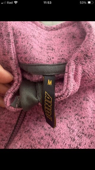 Caldissima felpa con interno in pile