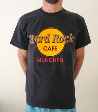 T-shirt Hard Rock Cafe München vintage anni '90
