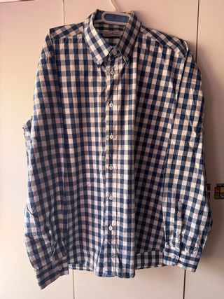 Camisa Carolina Herrera cuadros azul