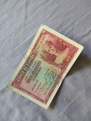 4 Billetes 10 Pesetas Banco de España 1935