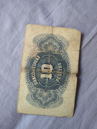 4 Billetes 10 Pesetas Banco de España 1935