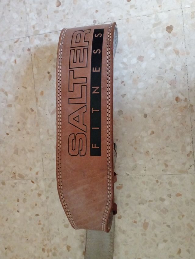 Cinturón de fitness Salter Marrón