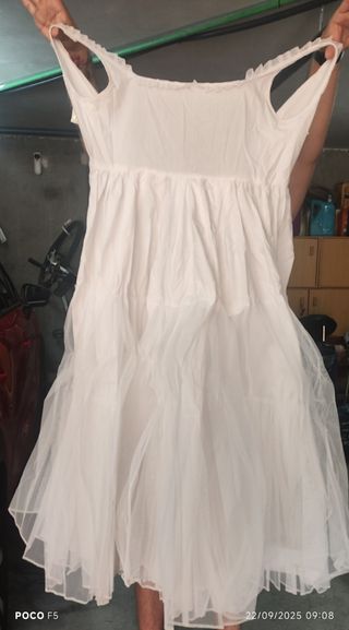 Cancán para vestido de comunión blanco