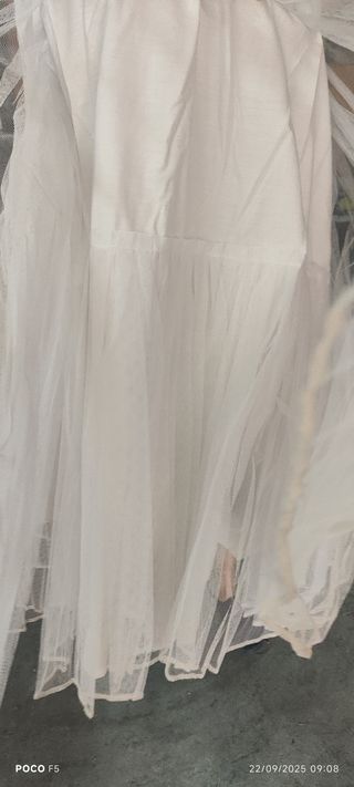 Cancán para vestido de comunión blanco