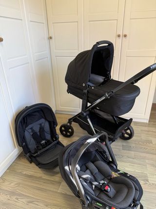 Trío Jané Crosslight: Silla, Capazo y Portabebé