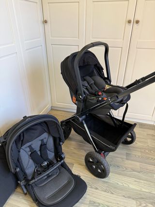 Trío Jané Crosslight: Silla, Capazo y Portabebé