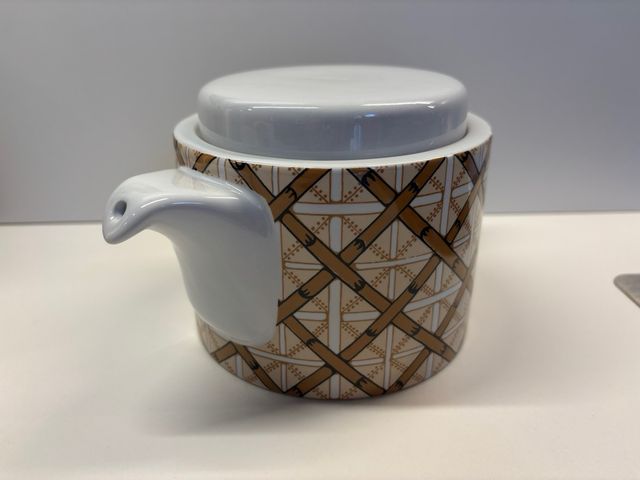 Teiera Franco Pozzi Bambù Ceramica