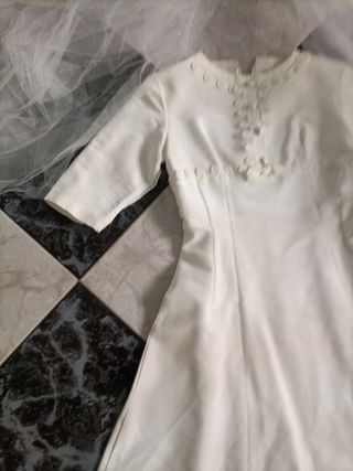 Vestido de Novia Vintage Blanco o disfraz