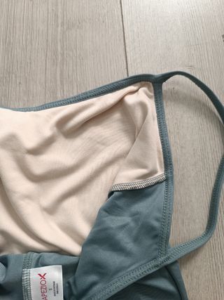 Maillot Ballet Capezio Gris Talla S