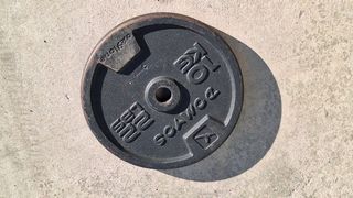 2 Discos de peso Domyos 10 kg