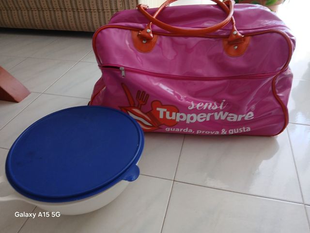 Set Tupperware Rosa e Blu