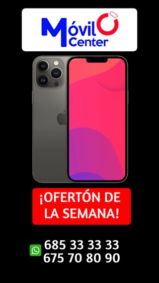 IPHONE 13 PRO MAX 256GB POCO USADO=MOVILCENTER=