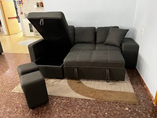SOFÁ CAMA MODERNO Y ELEGANTE. ENVÍO GRATIS.