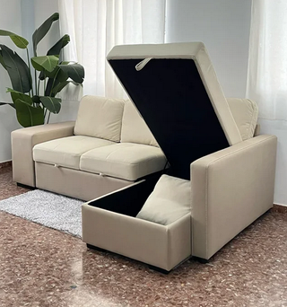SOFÁ CAMA MODERNO Y ELEGANTE. ENVÍO GRATIS.