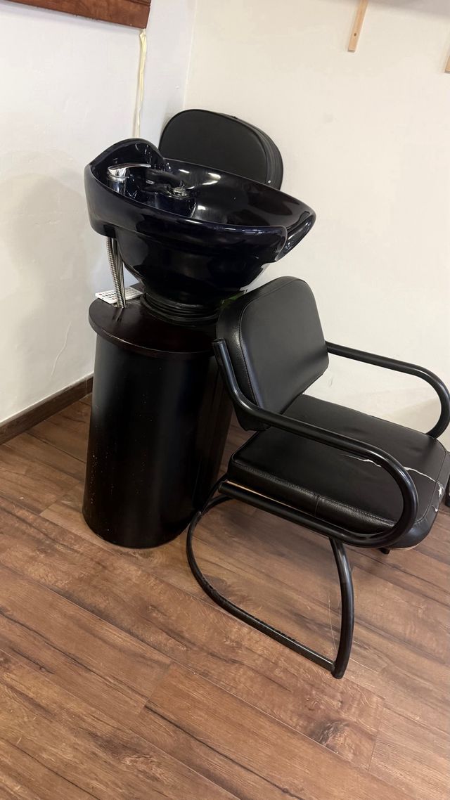 Sillón de Barbero Negro