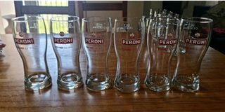 6 Bicchieri Peroni Vintage 0.4L