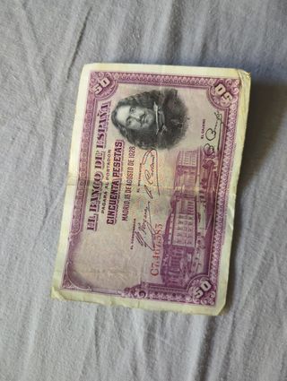 6 Billetes 50 Pesetas Banco de España 1935