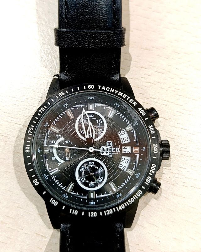 Reloj Racer Cronógrafo Negro