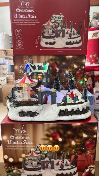 Decorazione Natalizia Mastro Bianco Winter Fair