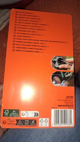 Set 4 Cacciaviti Grimaldelli e Ganci Werckmann