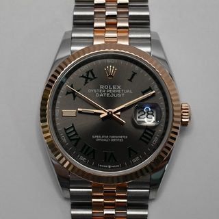 Rolex Datejust 36mm Acero y Oro Rosa Wimbledon
