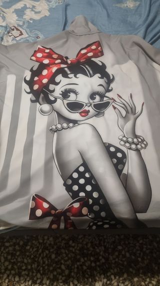 Camisa Betty Boop Gris y Roja