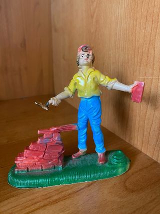 Personaggi per presepe in plastica