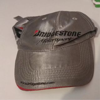 Gorra Bridgestone Motorsport Plata Roja
