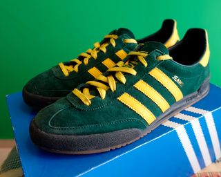 Zapatillas Adidas Jeans Verde y Amarillo