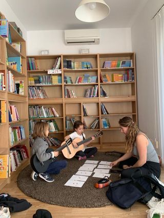 Clases de ukelele en familia