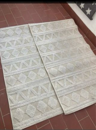 Tappeti geometrici beige