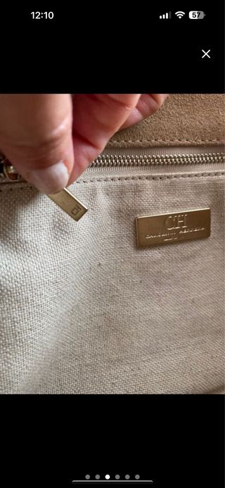 Bolso Carolina Herrera CH Dorado