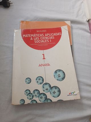 Matemáticas aplicadas a las Ciencias Sociales I.