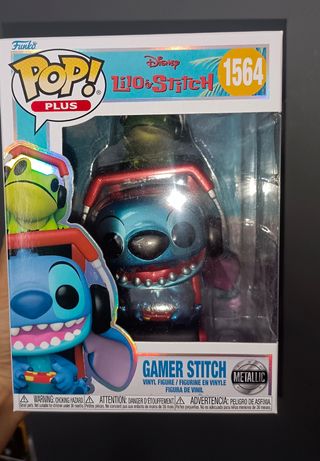 Funko Pop! Gamer Stitch Metallic 1564 Disney