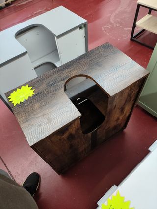 Mueble de baño madera marrón