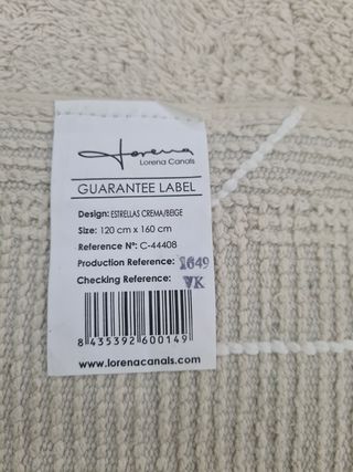 ALFOMBRA INFANTIL LORENA CANALS ESTRELLAS BEIGE