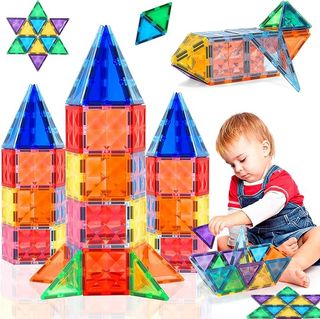 Juguete educativo magnético de construcción