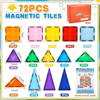 Juguete educativo magnético de construcción